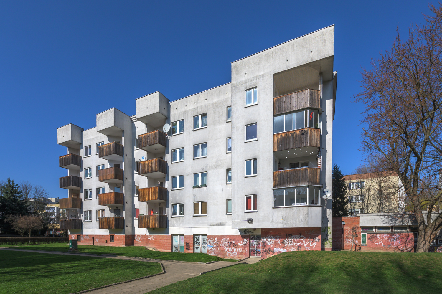 Zdjęcie architektury budynku Budynek mieszkalny